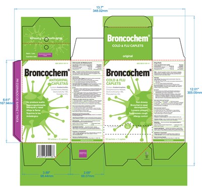 Broncochem Cold and Flu Caplets_Box-01.jpg image descriptionBC&FBOX - Broncochem Cold and Flu Caplets Box 01